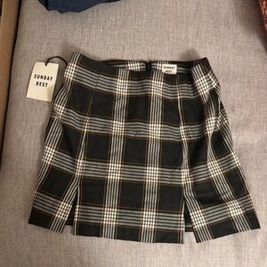 Sunday Best Aritzia Checkered Mini Skirt (MANDY SKIRT)